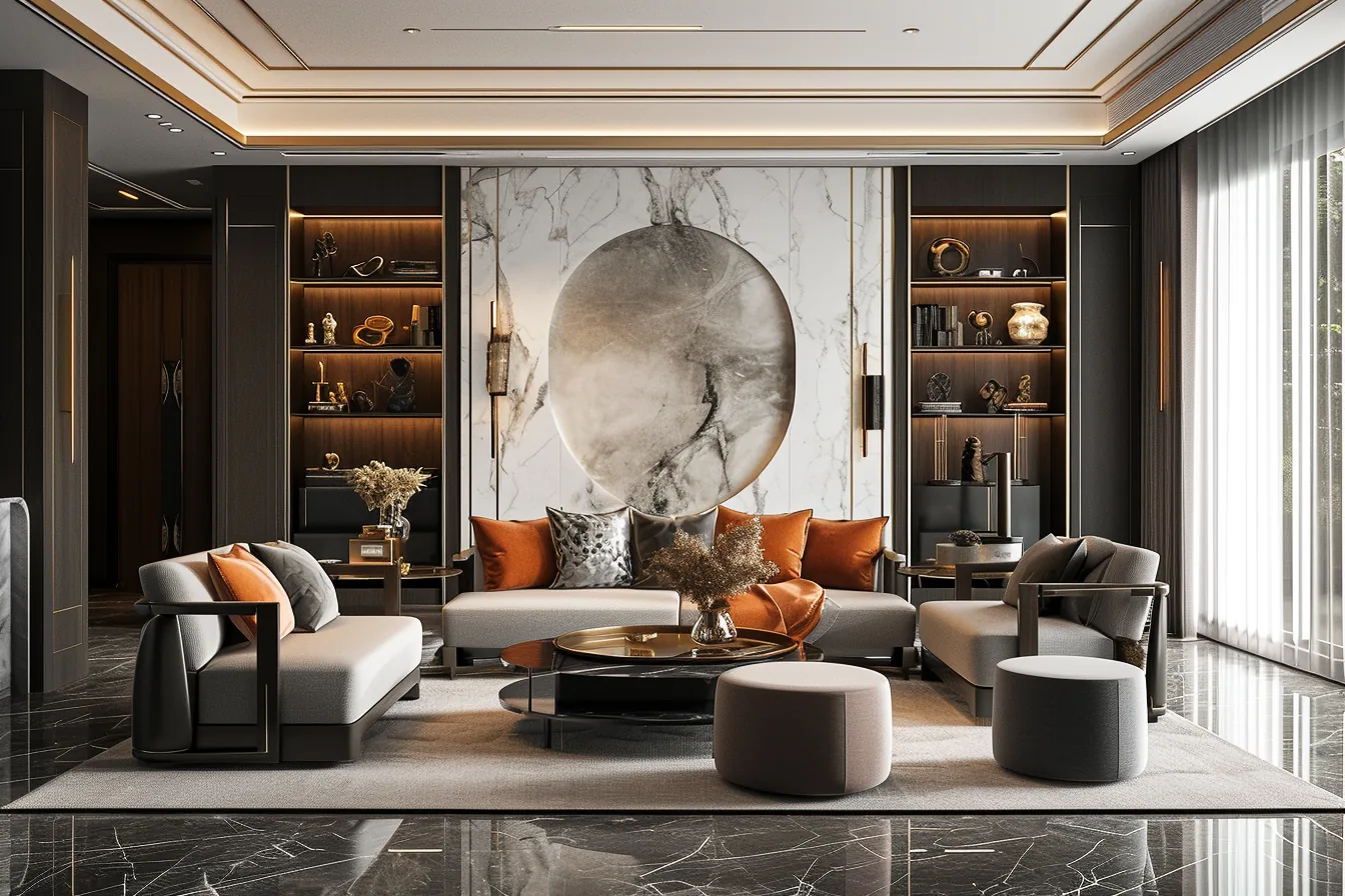 Luxury serviced apartment styled for hospitality