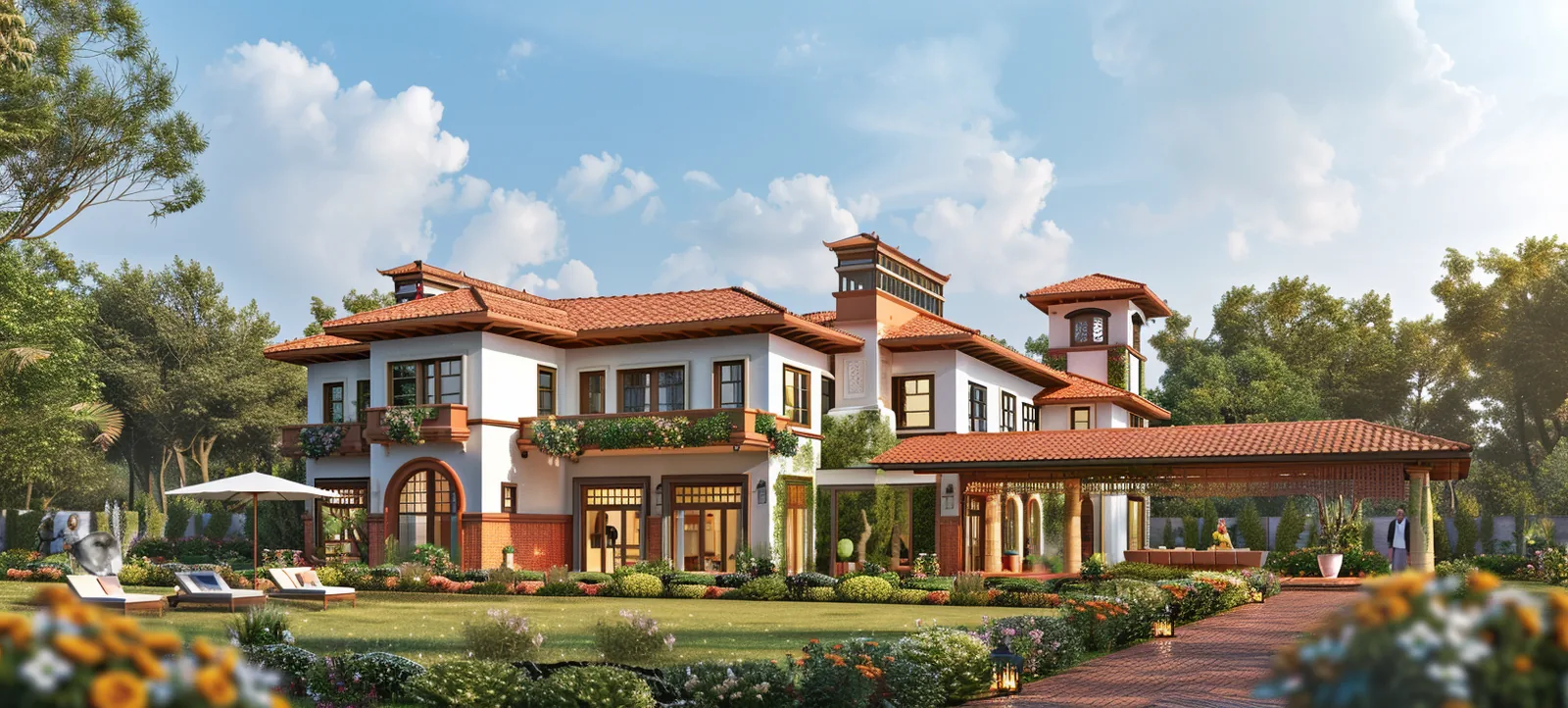 Award-winning Indian house exterior with clean lines