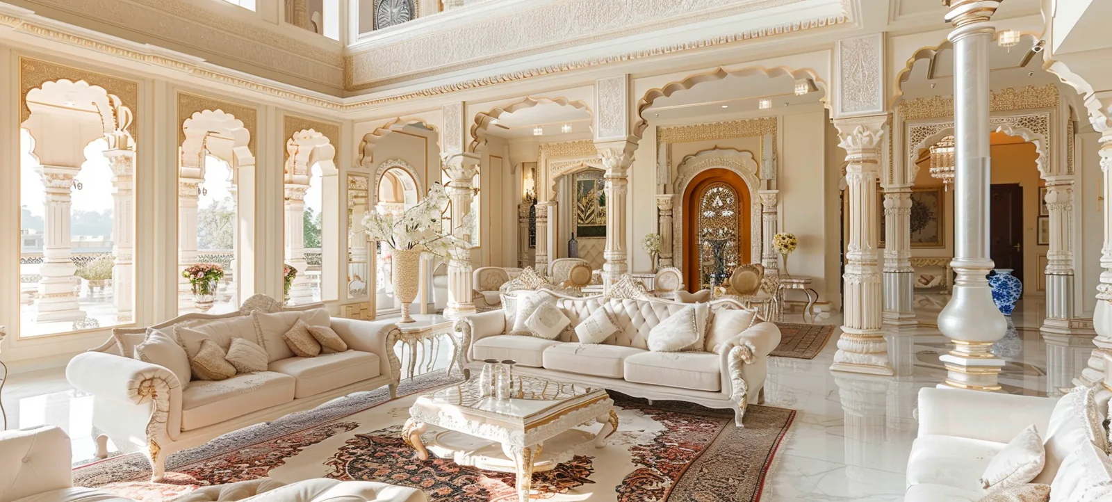 High-end residential interior detail